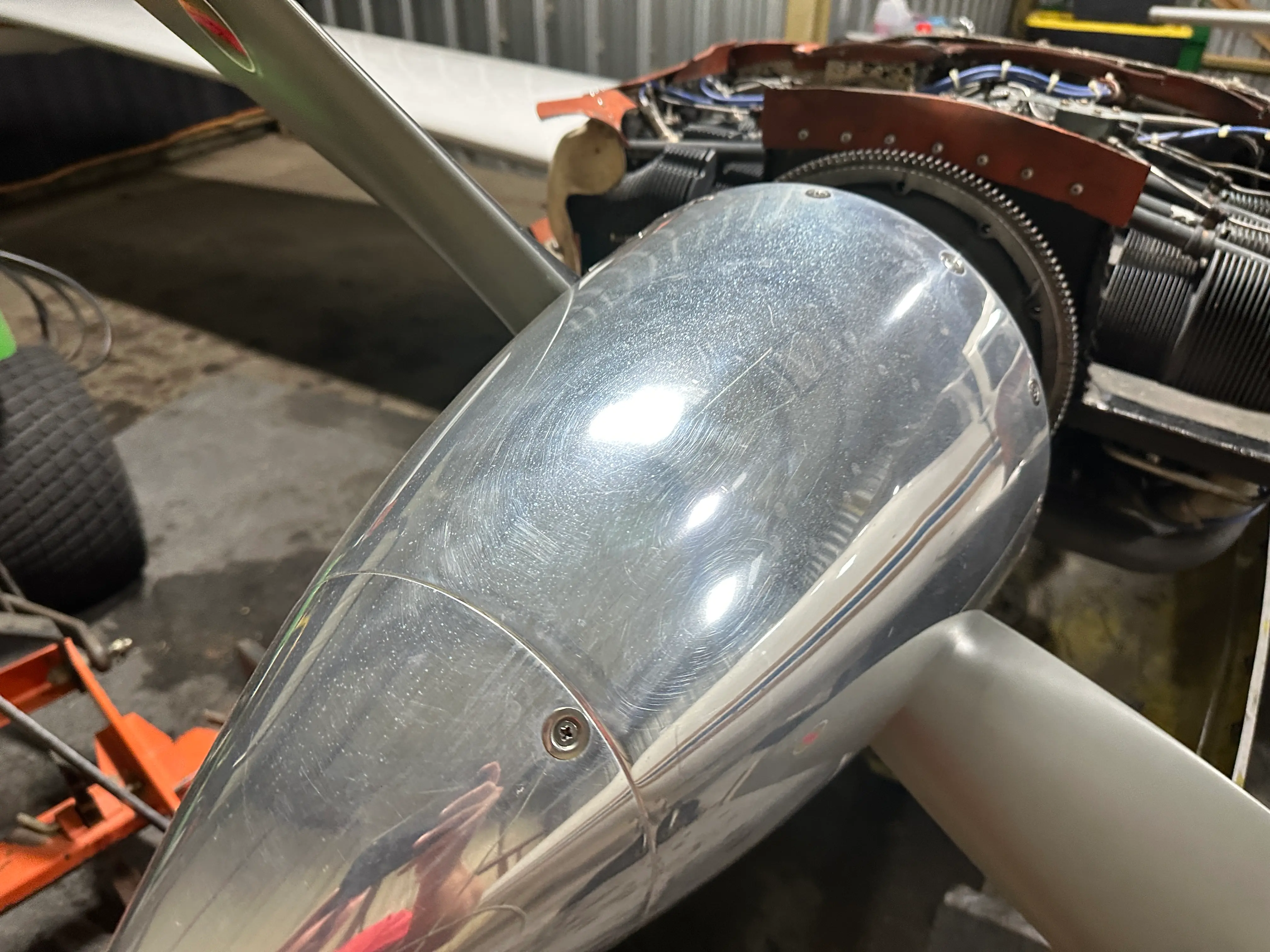 Aircraft exterior before detailing