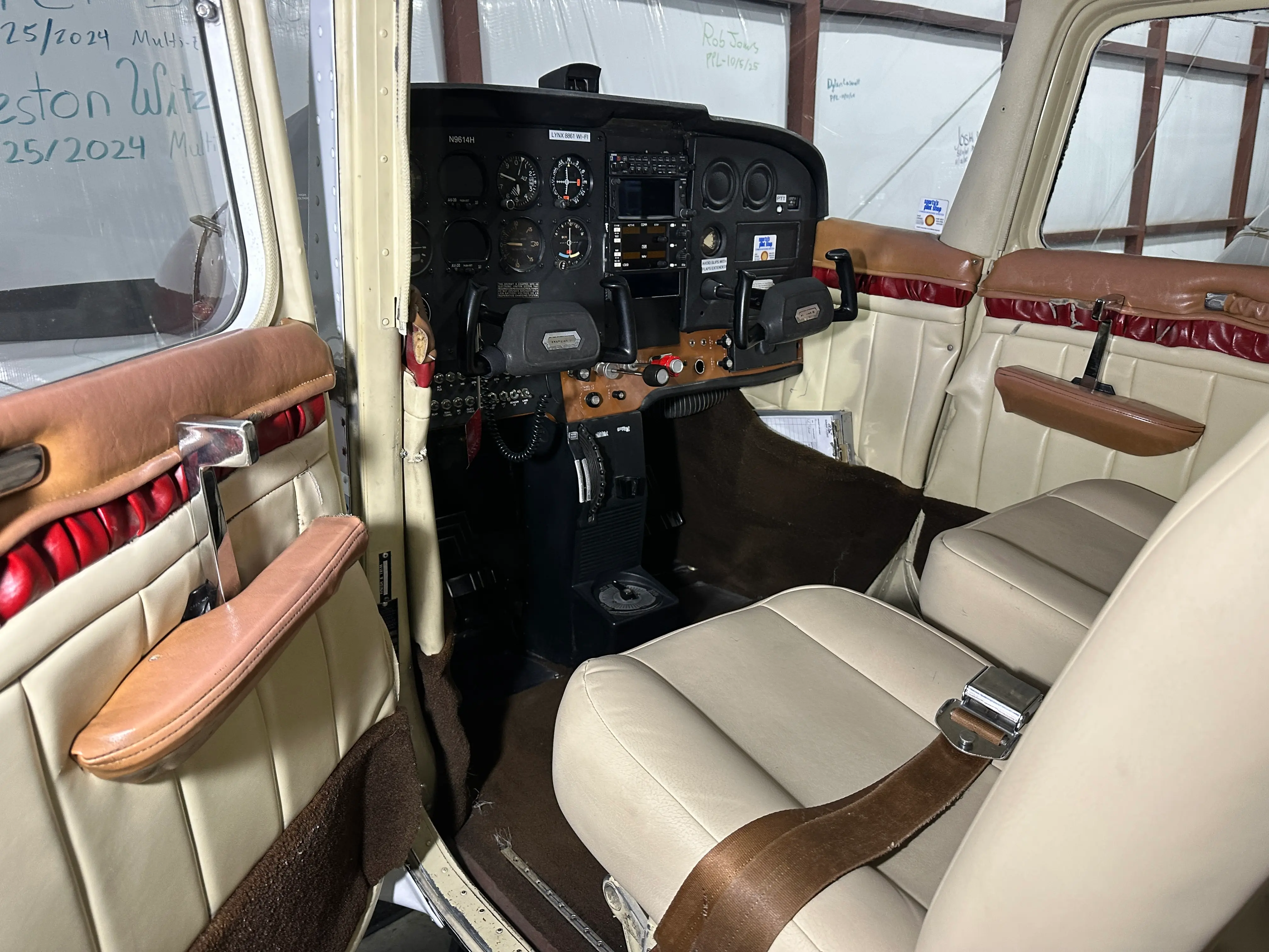 Aircraft exterior after detailing