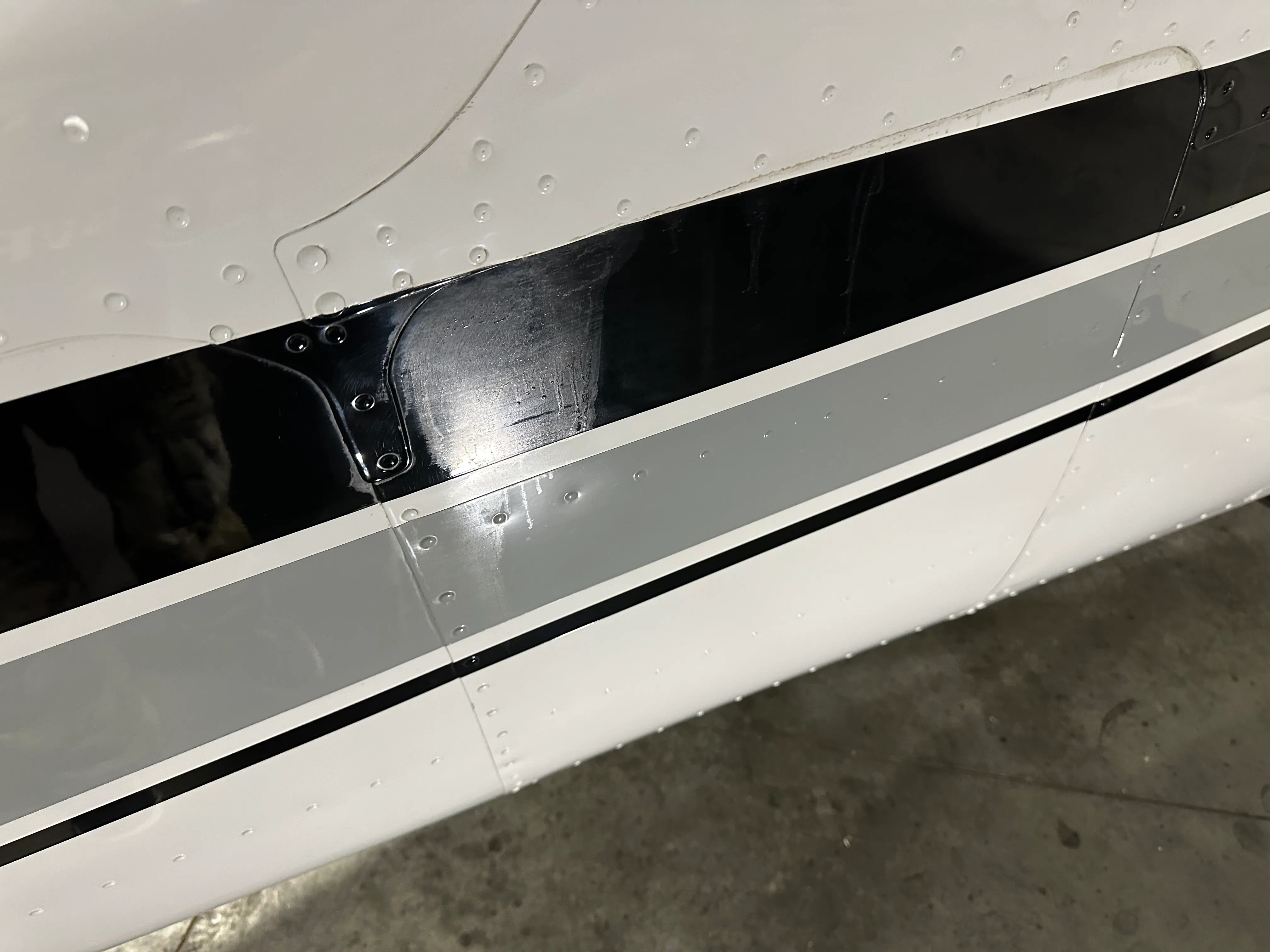 Aircraft exterior before detailing