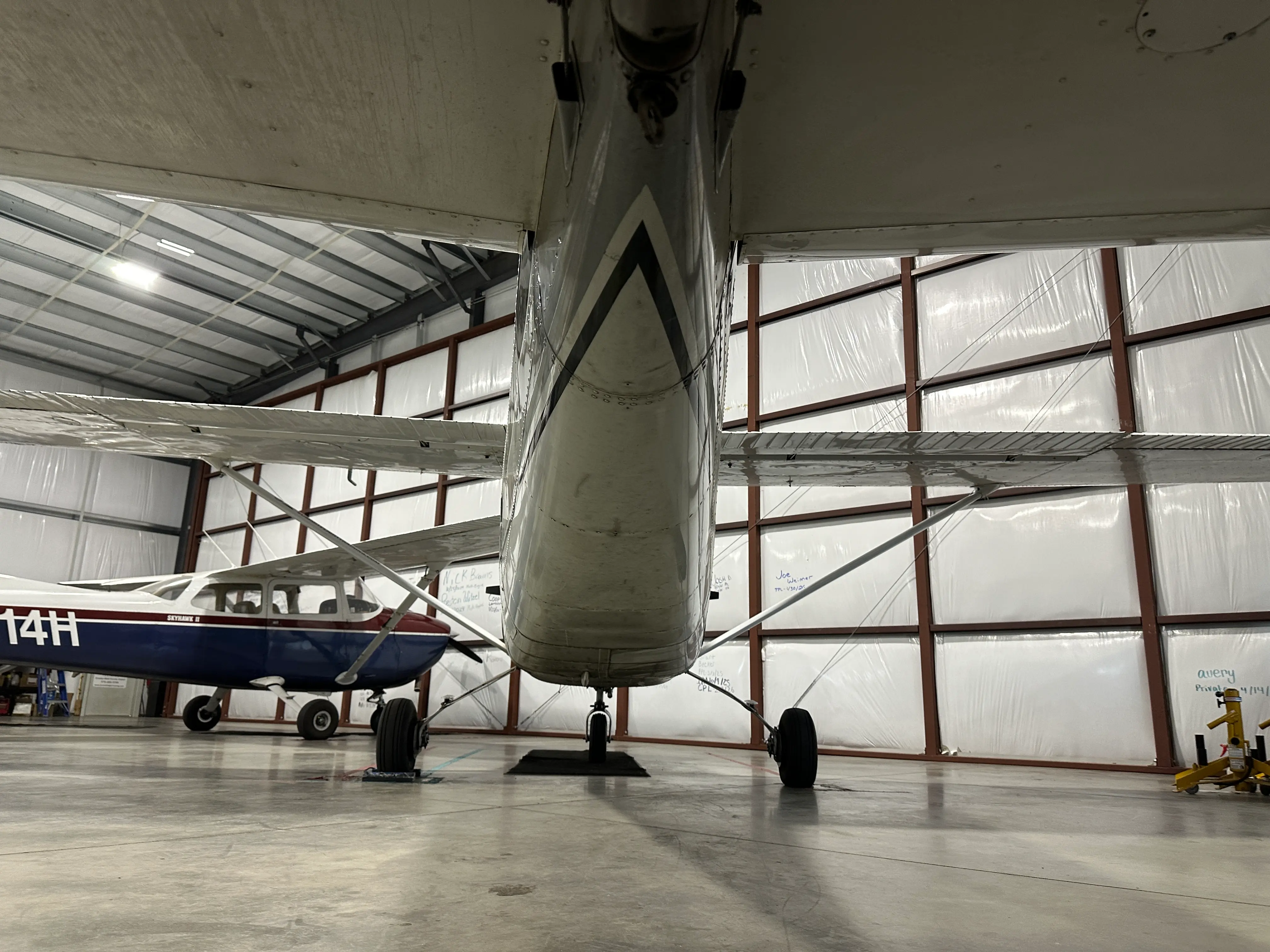 Aircraft exterior before detailing